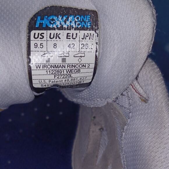 HOKA One One Rincon 2 Ironman Limited Edition Women's Size 9.5 Running Shoes - Picture 4 of 7